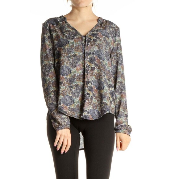Astr Multicolor Floral Blouse - Picture 1 of 7